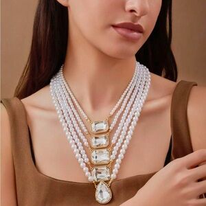 Elegant Multi-Layer Pearl Necklace